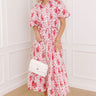Love-Struck Floral Midi Dress in Blush Image - 1