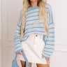 Ocean Breeze Stripe Knit Sweater Image - 1