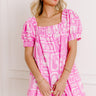 On Tropic Time Mini Dress in Pink Image - 1