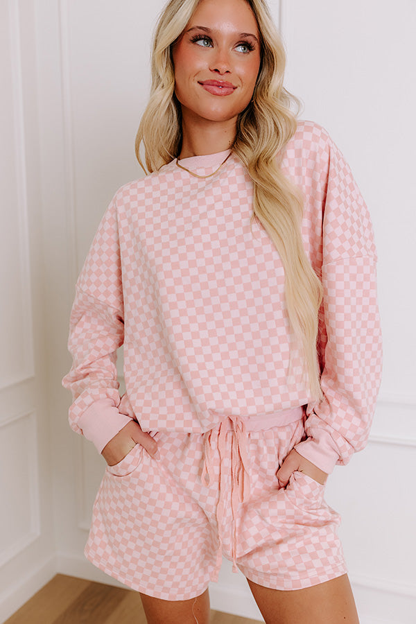 Call It Cozy Ultra Soft Shorts in Pink Image - 1