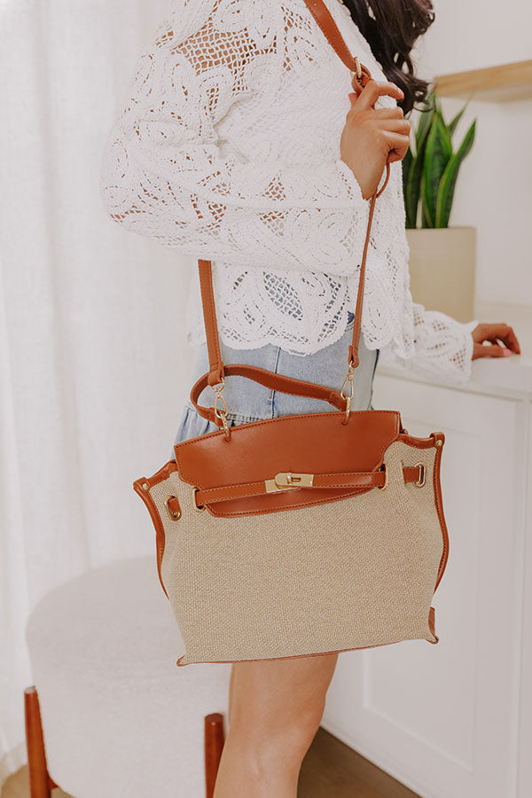Yoana Woven Purse in Brown Image - 3