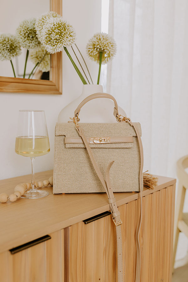 Adeline Woven Purse in Natural Image - 1