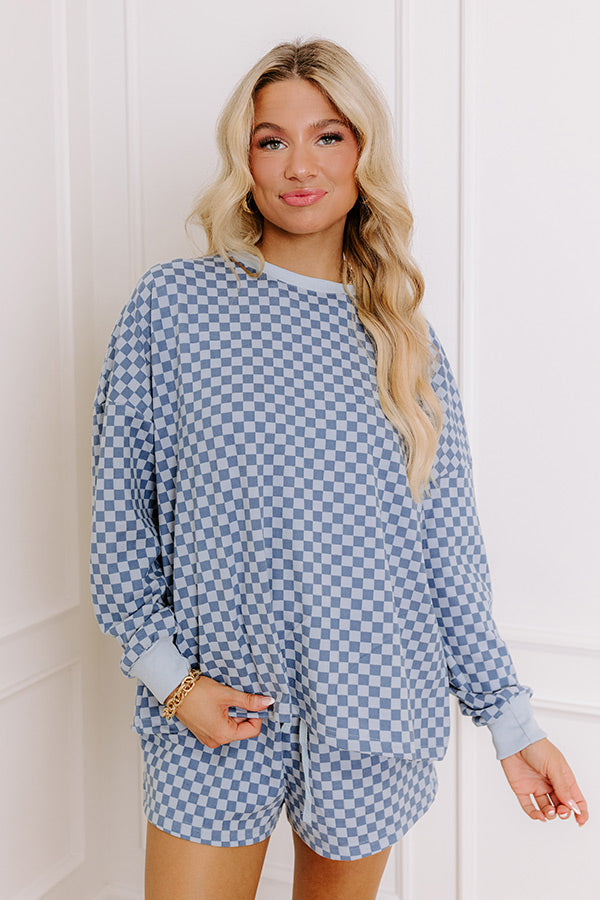 Call It Cozy Ultra Soft Tee in Blue Image - 1