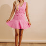 Sunlit Splendor Mini Dress in Pink Image - 1
