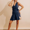 Sunlit Splendor Mini Dress in Navy Image - 1
