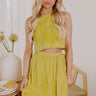 Vacay Bound Embroidered Top in Lime Punch Image - 1