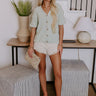 Kind Moment Knit Top in Sage Image - 1