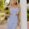 Dockside Dreams Stripe Crop Top Image - 1