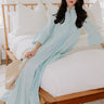 Little Coastal Town Stripe Maxi Dress Image - 1