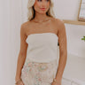 The Flora High Waist Eyelet Shorts Image - 1