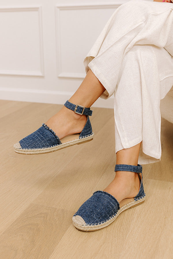 The Hallie Denim Flats