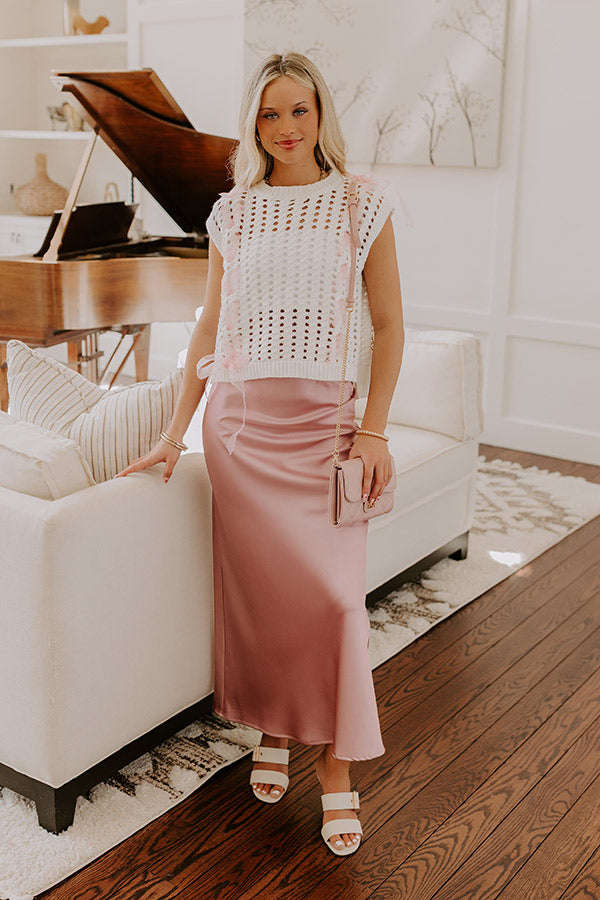 Smiles And Sorbet Knit Vest Top Image - 4