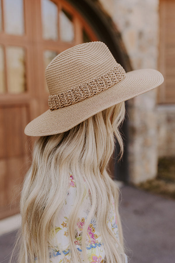 Sweet Moment Raffia Woven Hat in Brown Image - 2