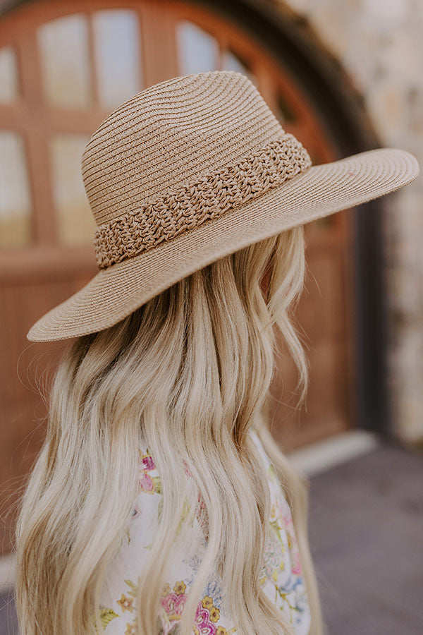 Sweet Moment Raffia Woven Hat in Brown Image - 3