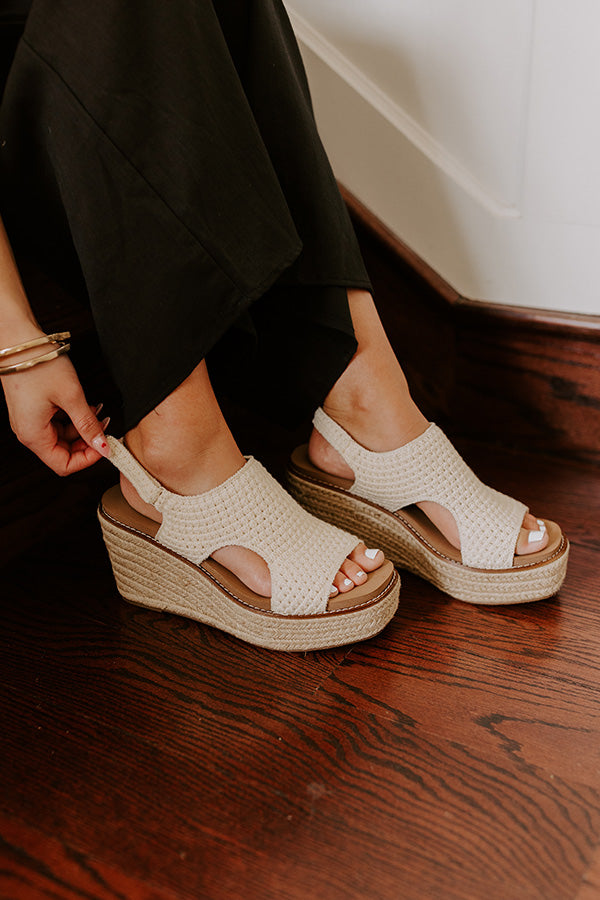 Freddie Crochet Wedge Image - 2