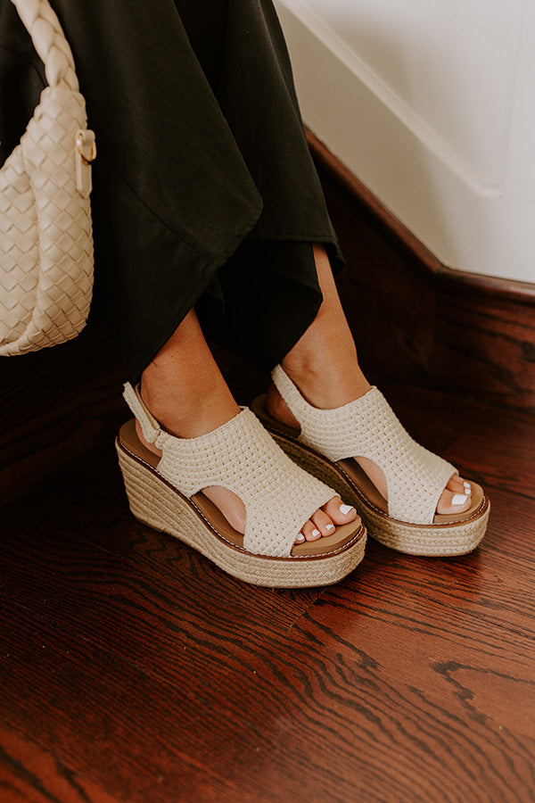 Freddie Crochet Wedge Image - 3