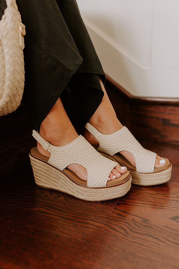 Freddie Crochet Wedge Image - 1