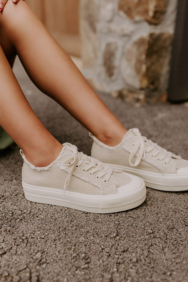The Colette Woven Platform Sneakers Image - 3