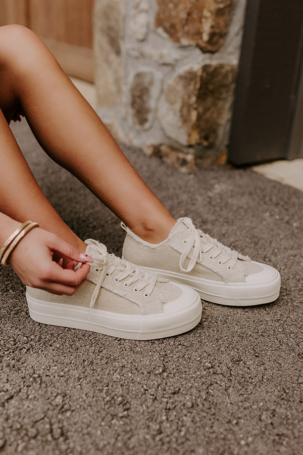 The Colette Woven Platform Sneakers Image - 1