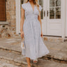 Garden Stroll Midi Dress in Sky Blue Image - 1
