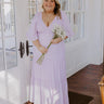 Charming Glance Tiered Maxi Dress in Dusty Purple Curves Image - 1