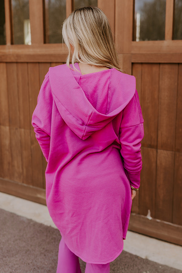 Casual Stroll Cardigan in Violet Image - 2