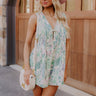 Flower Picking Floral Eyelet Romper Image - 1
