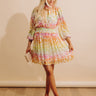 Whimsy And Wishes Floral Mini Dress Image - 1