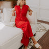 Vip Party Wide Leg Jumpsuit in Red Image - 1