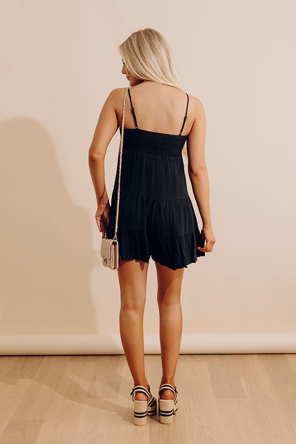 Cue The Chic Smocked Romper Image - 2