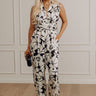 Hibiscus Dream Floral Jumpsuit Image - 1