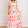 Garden Gala Floral Maxi Dress in Pink Image - 1