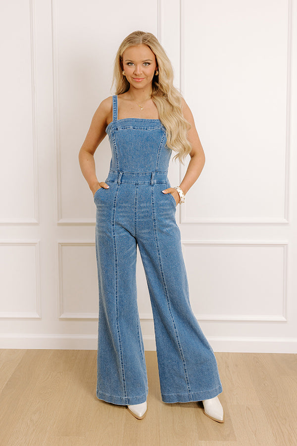 Uptown Chic Wide Leg Jumpsuit Image - 2