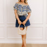 Charming Glance Off Shoulder Floral Top Image - 1