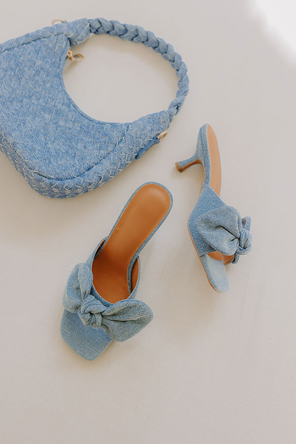 The Emersyn Denim Heel Image - 1