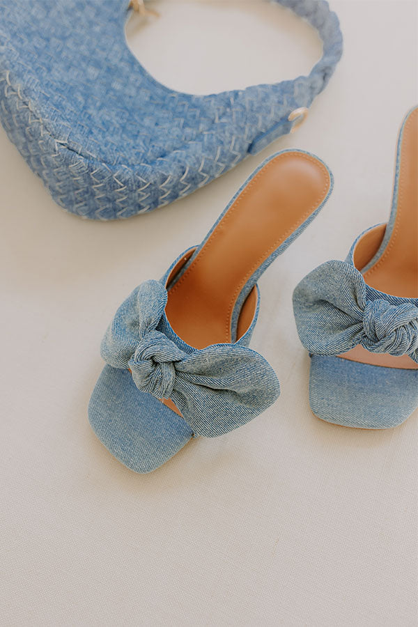 The Emersyn Denim Heel Image - 3
