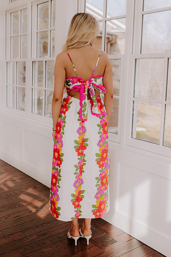 Cabo Cantina Floral Midi Dress Image - 5
