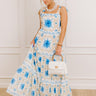Garden Gala Floral Maxi Dress in Blue Image - 1