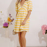 Snow Cones and Kisses Stripe Mini Dress Image - 1