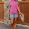 Statement Piece Knit Top in Pink Image - 1