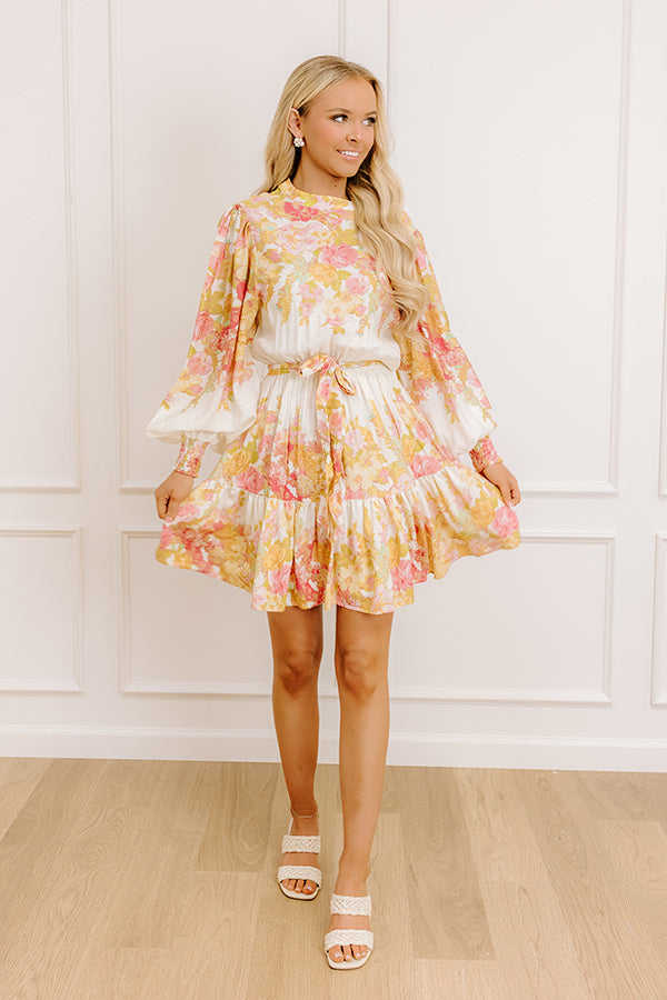 Rosie Daydream Floral Mini Dress Image - 1