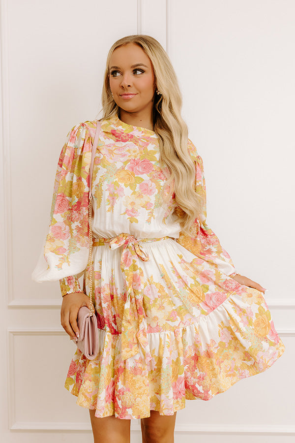 Rosie Daydream Floral Mini Dress Image - 2
