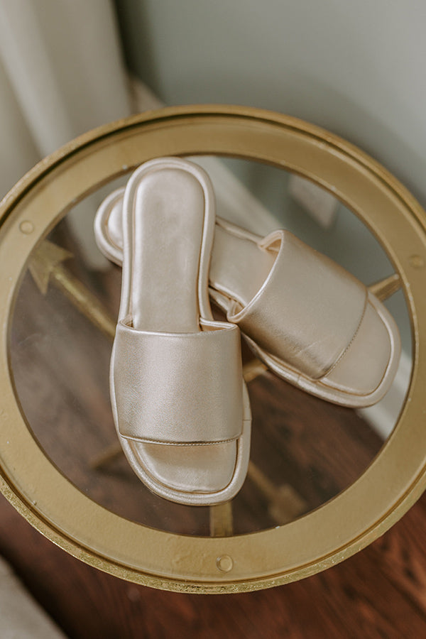 The Thea Metallic Sandals Image - 1