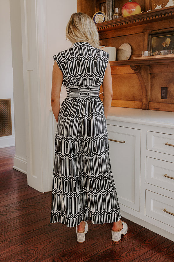 Art Deco District Wide Leg Jumpsuit Image - 4