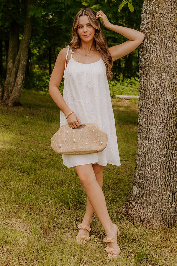 Coastal Cutie Jacquard Mini Dress Image - 1