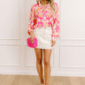 Chic Lifestyle Floral Button Up Image - 1