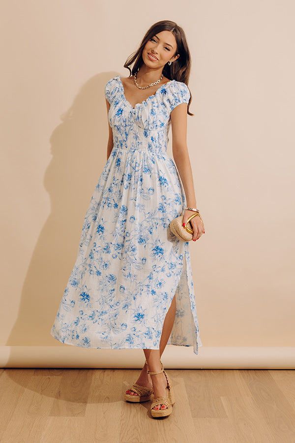Sweet Attention Floral Midi Dress Image - 3