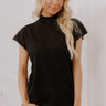 Statement Piece Knit Top in Black Image - 1