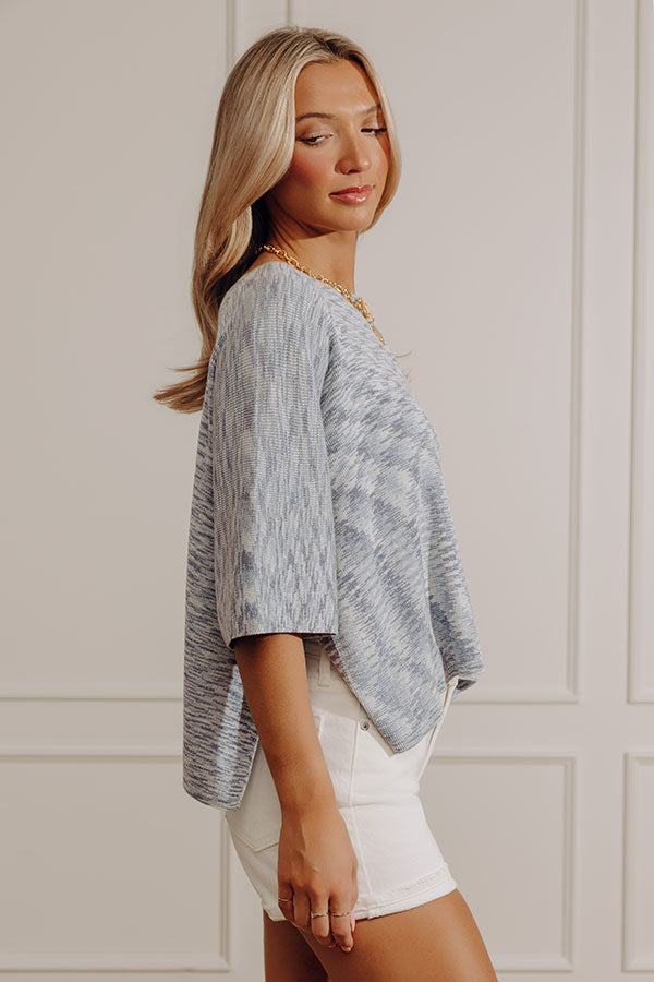 Sea Breeze Knit Top Image - 4