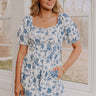 Floral Daydream Denim Romper Image - 1